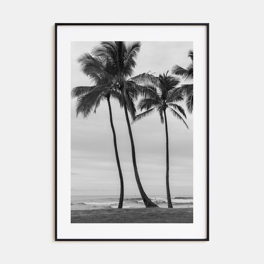 Haleiwa Photo B&W Poster