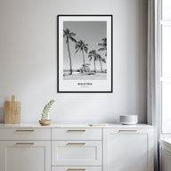 Haleiwa Portrait B&W No 1 Poster