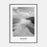 Haleiwa Portrait B&W No 2 Poster