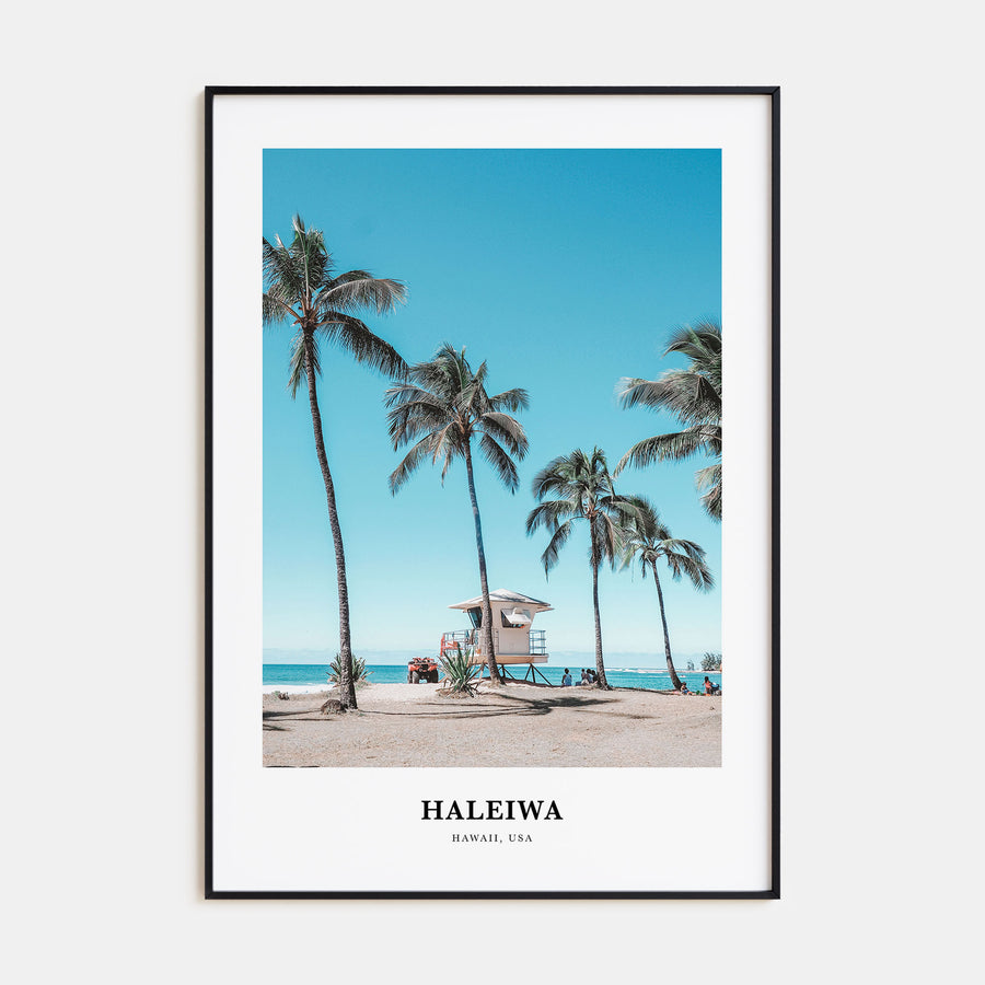 Haleiwa Portrait Color Poster