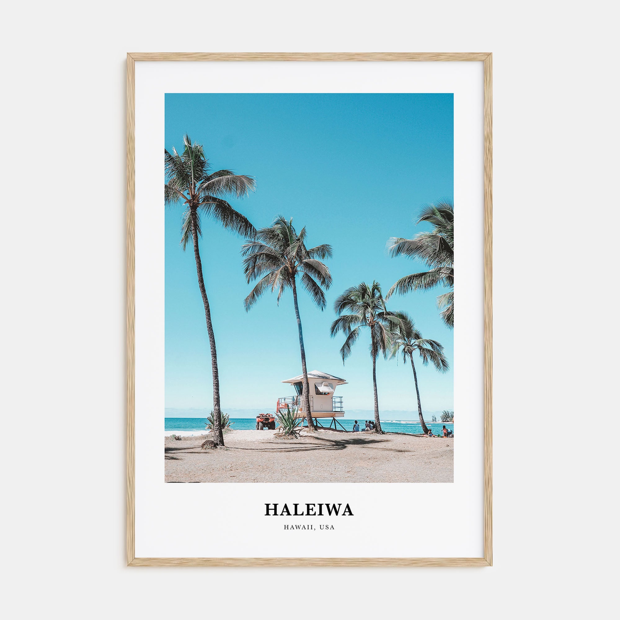 Haleiwa Portrait Color Poster