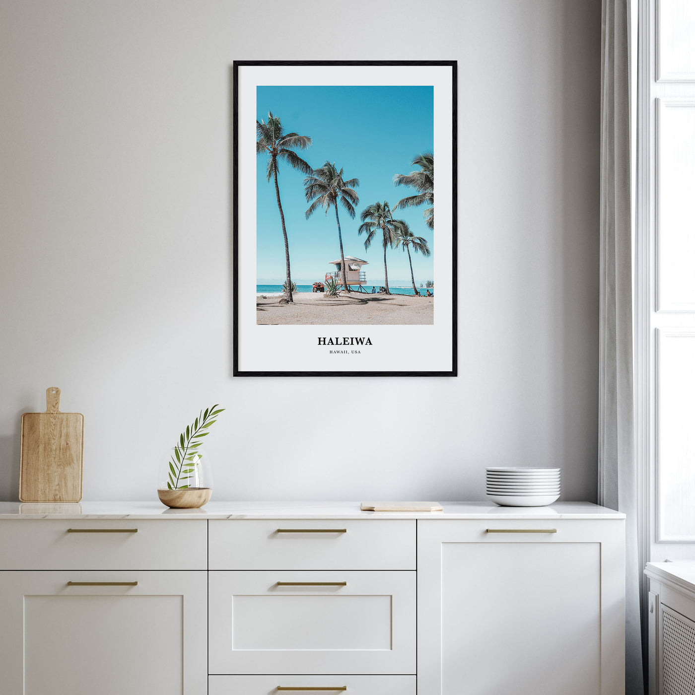 Haleiwa Portrait Color Poster