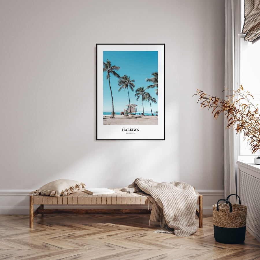 Haleiwa Portrait Color Poster