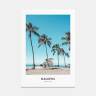 Haleiwa Portrait Color Poster