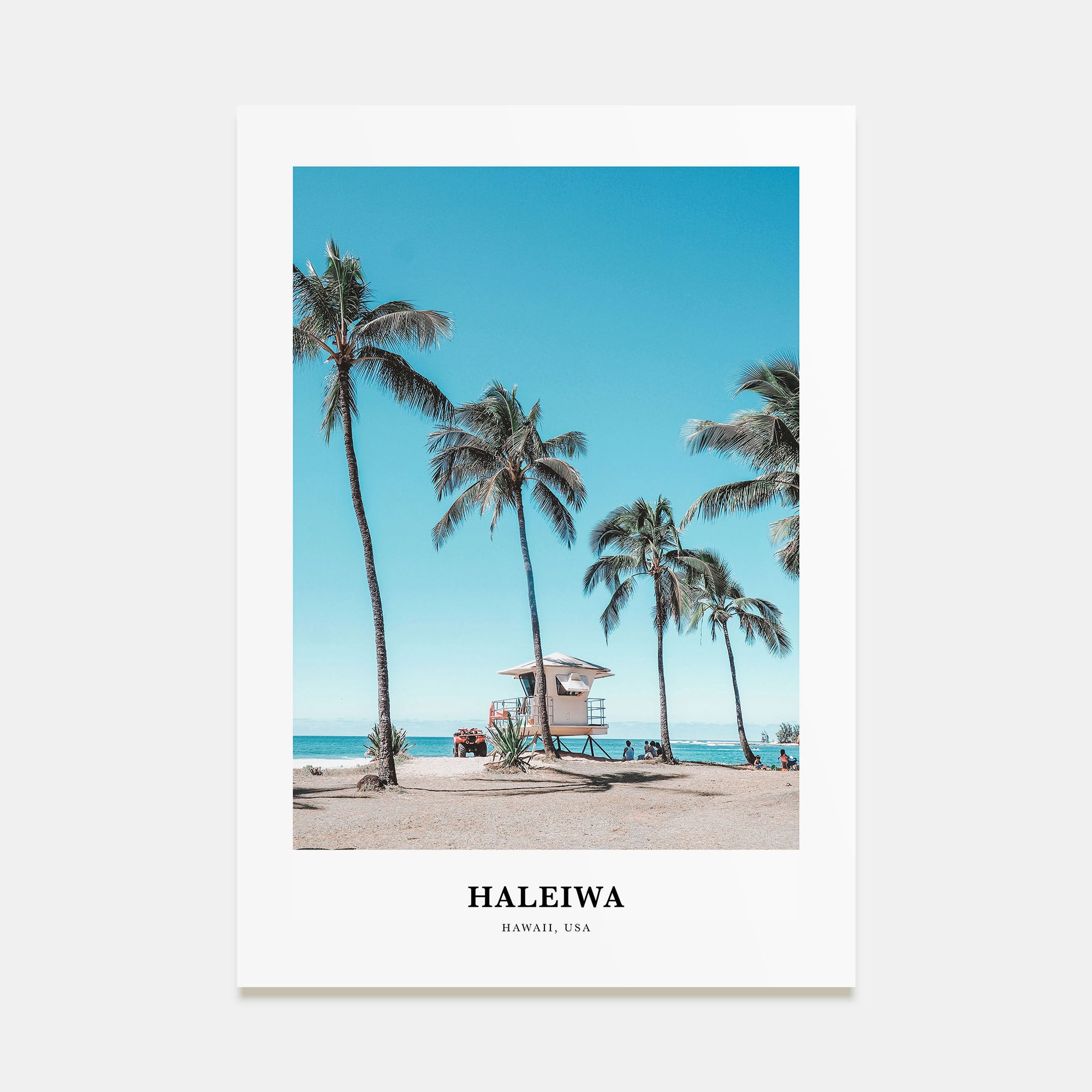 Haleiwa Portrait Color Poster