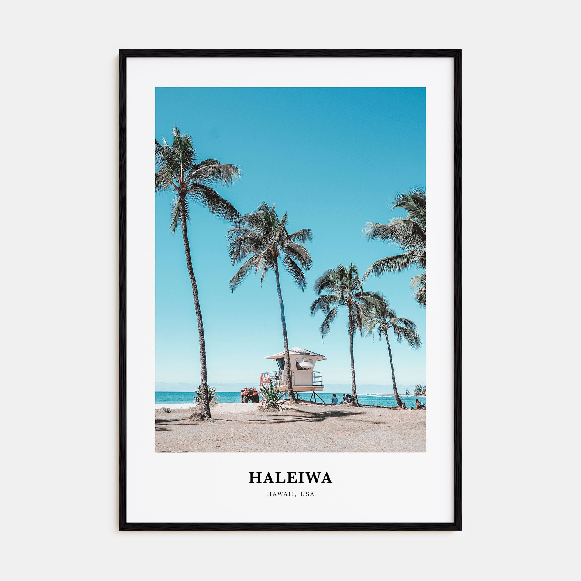 Haleiwa Portrait Color Poster