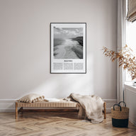 Haleiwa Travel B&W No 2 Poster