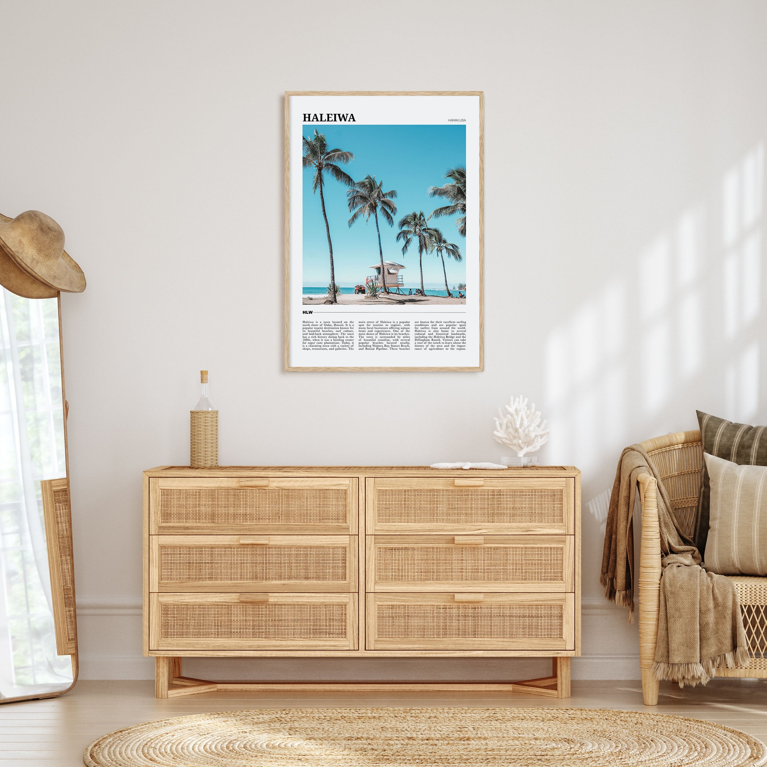 Haleiwa Travel Color Poster