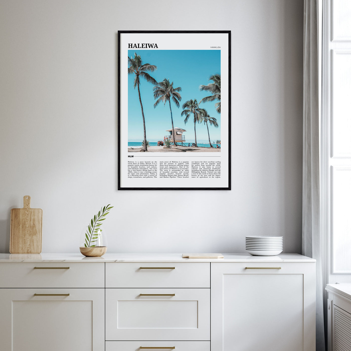 Haleiwa Travel Color Poster