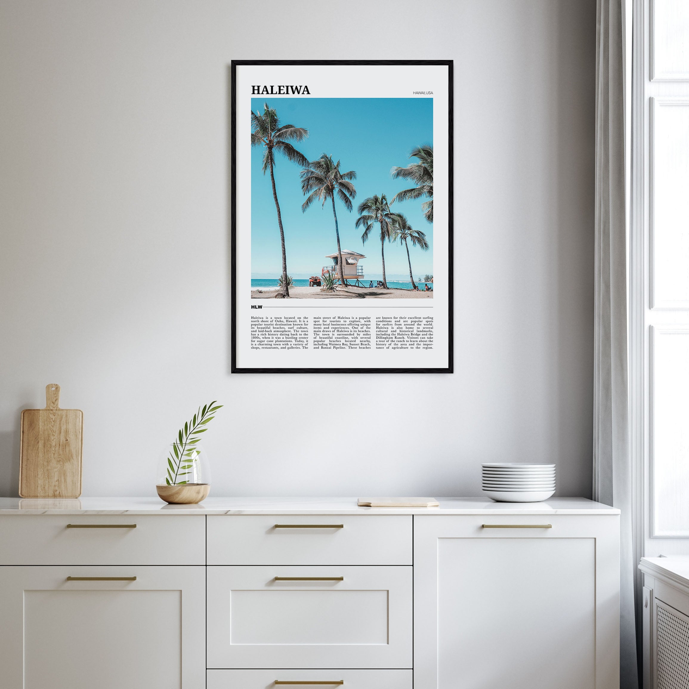 Haleiwa Travel Color Poster