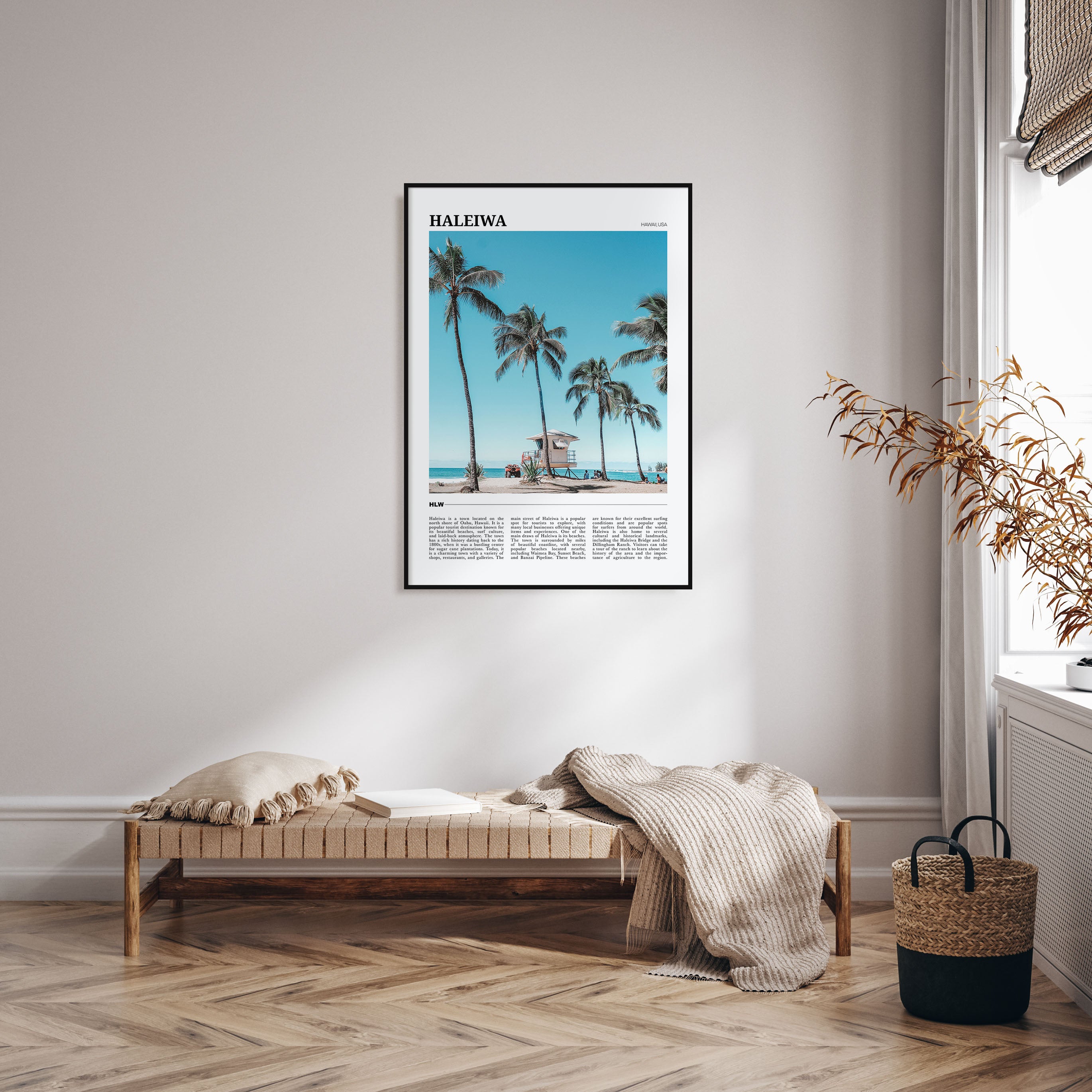 Haleiwa Travel Color Poster