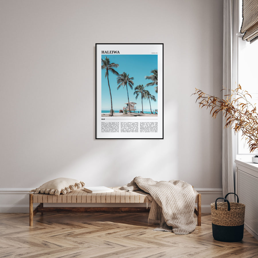 Haleiwa Travel Color Poster