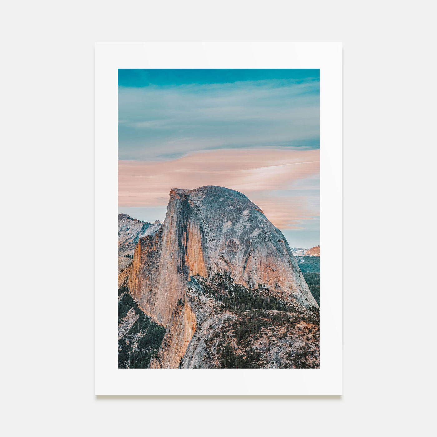Half Dome Photo Color Poster