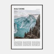 Half Dome Travel Color Poster