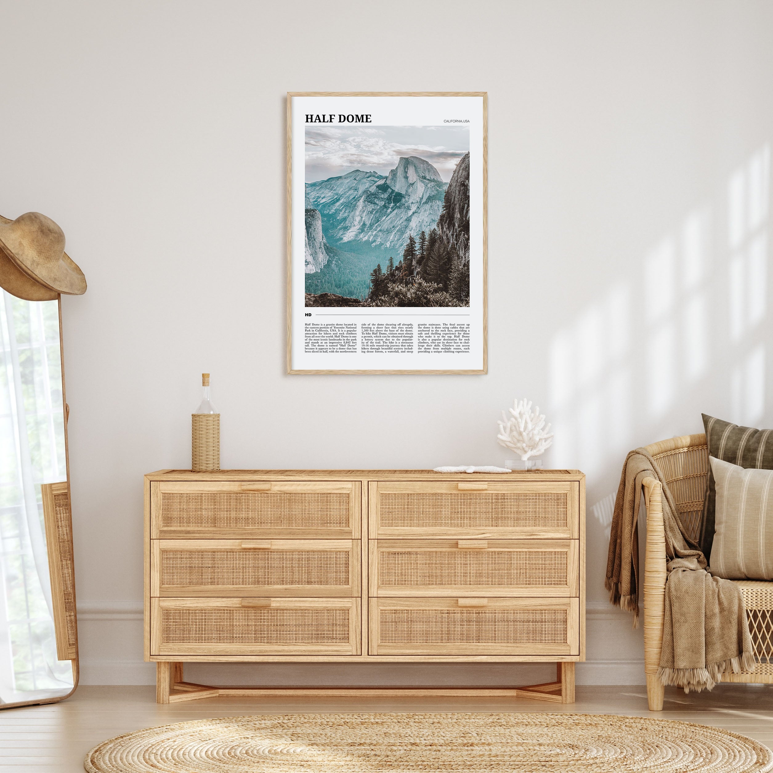 Half Dome Travel Color Poster