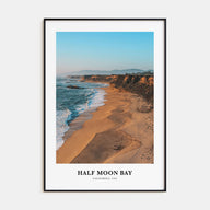 Half Moon Bay Portrait Color No 2 Poster