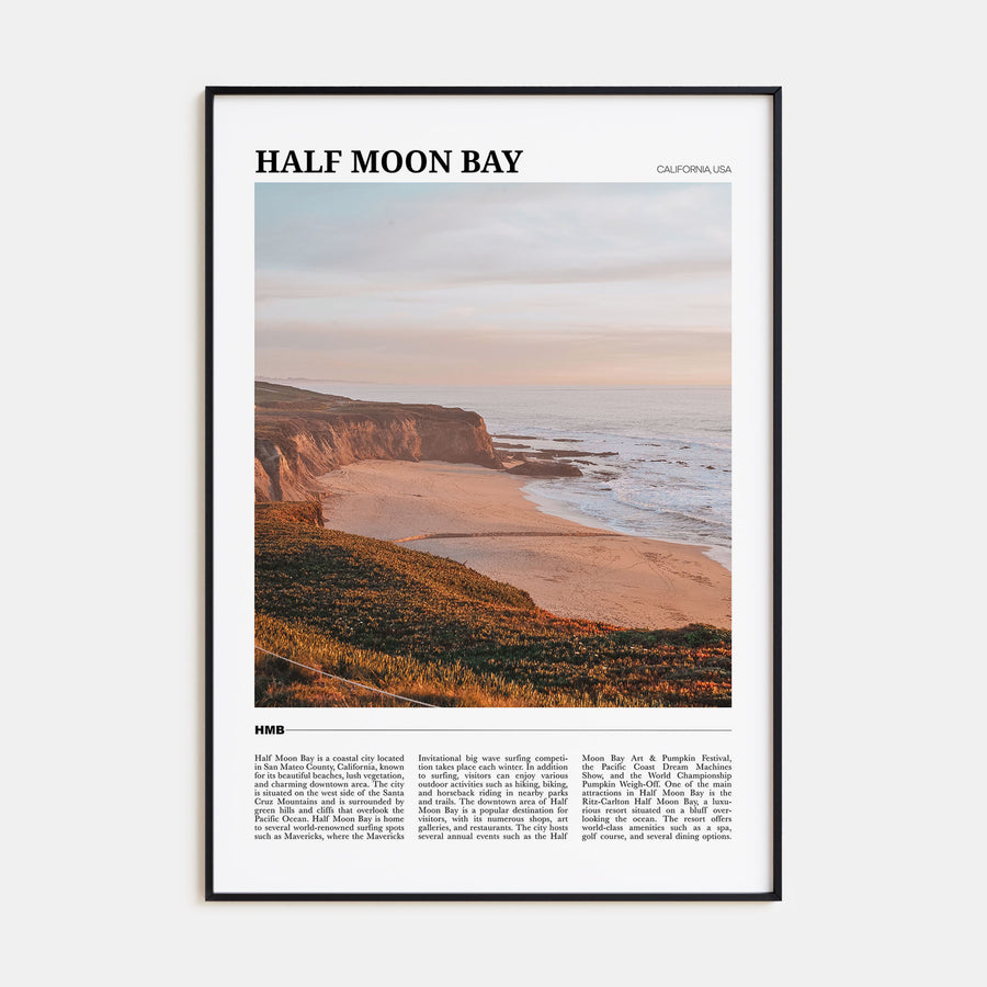 Half Moon Bay Travel Color No 1 Poster