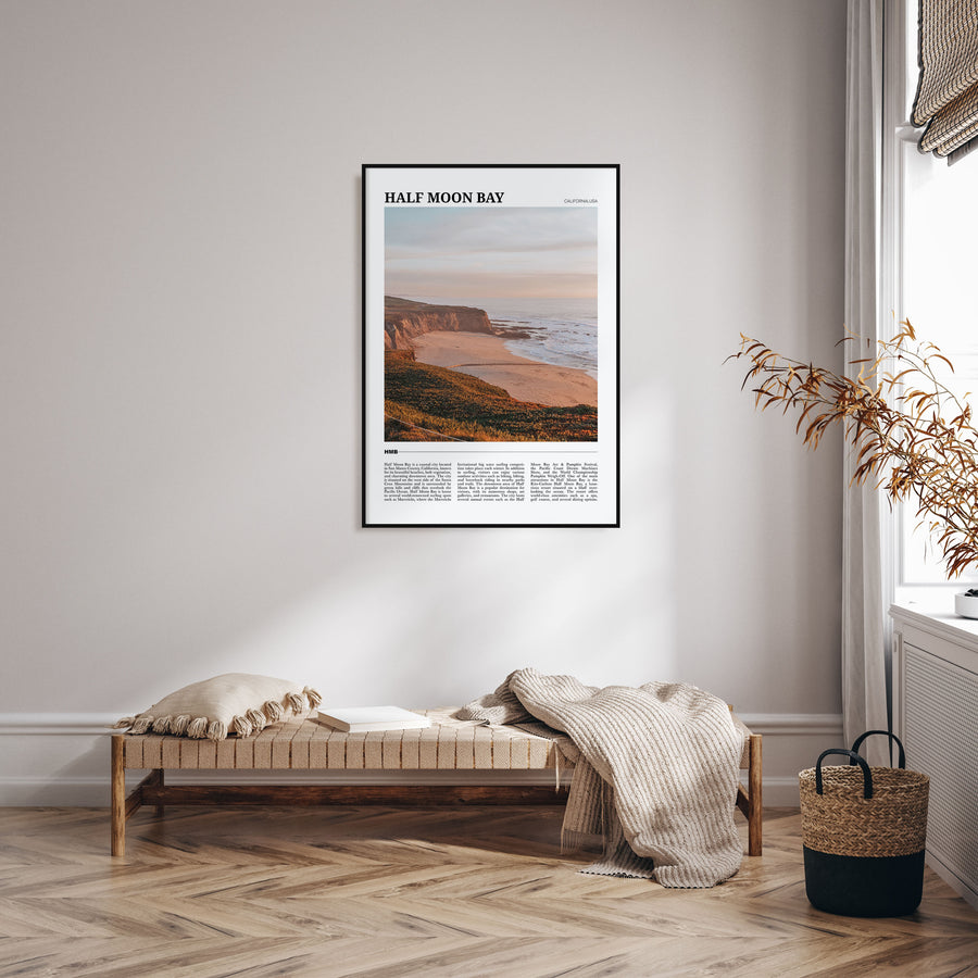 Half Moon Bay Travel Color No 1 Poster