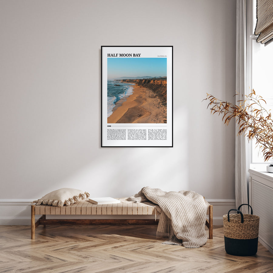 Half Moon Bay Travel Color No 2 Poster