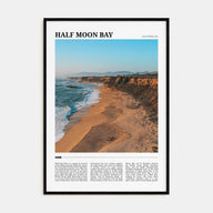 Half Moon Bay Travel Color No 2 Poster