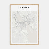 Halifax Map Portrait Poster
