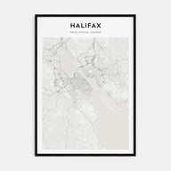 Halifax Map Portrait Poster