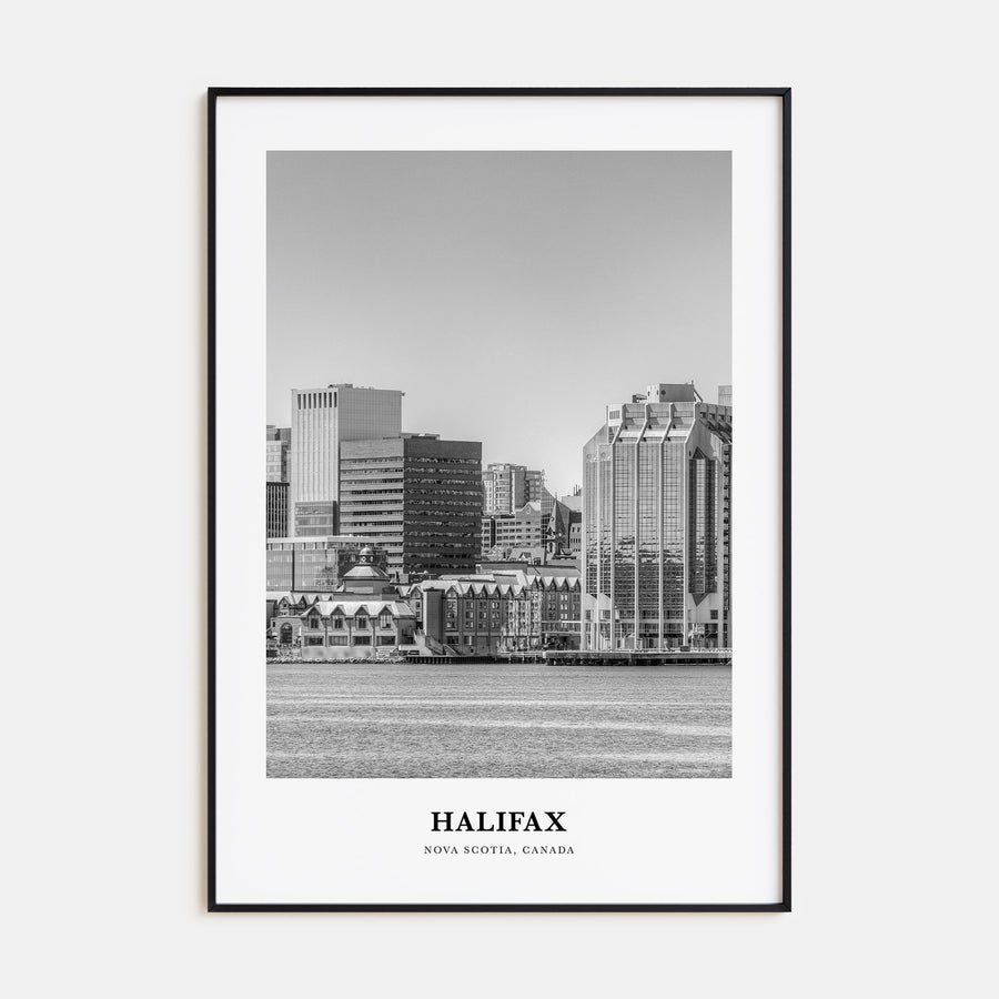 Halifax Portrait B&W Poster