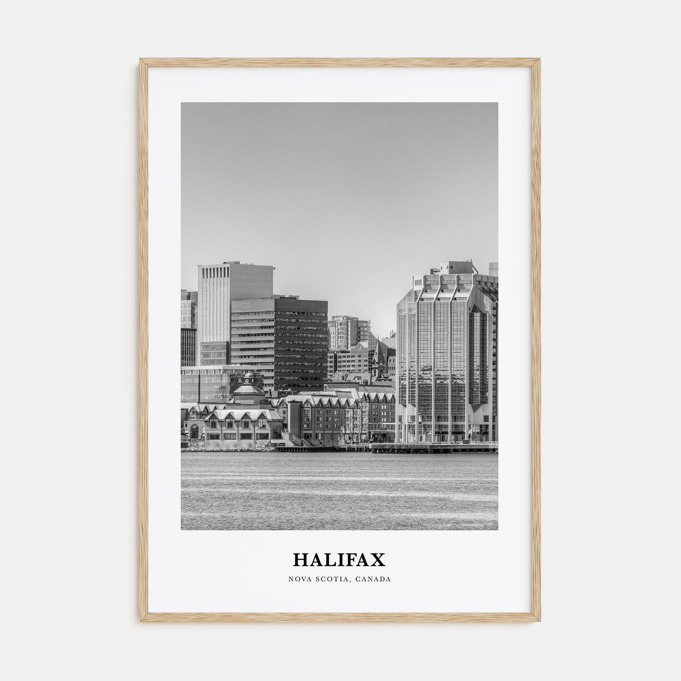 Halifax Portrait B&W Poster
