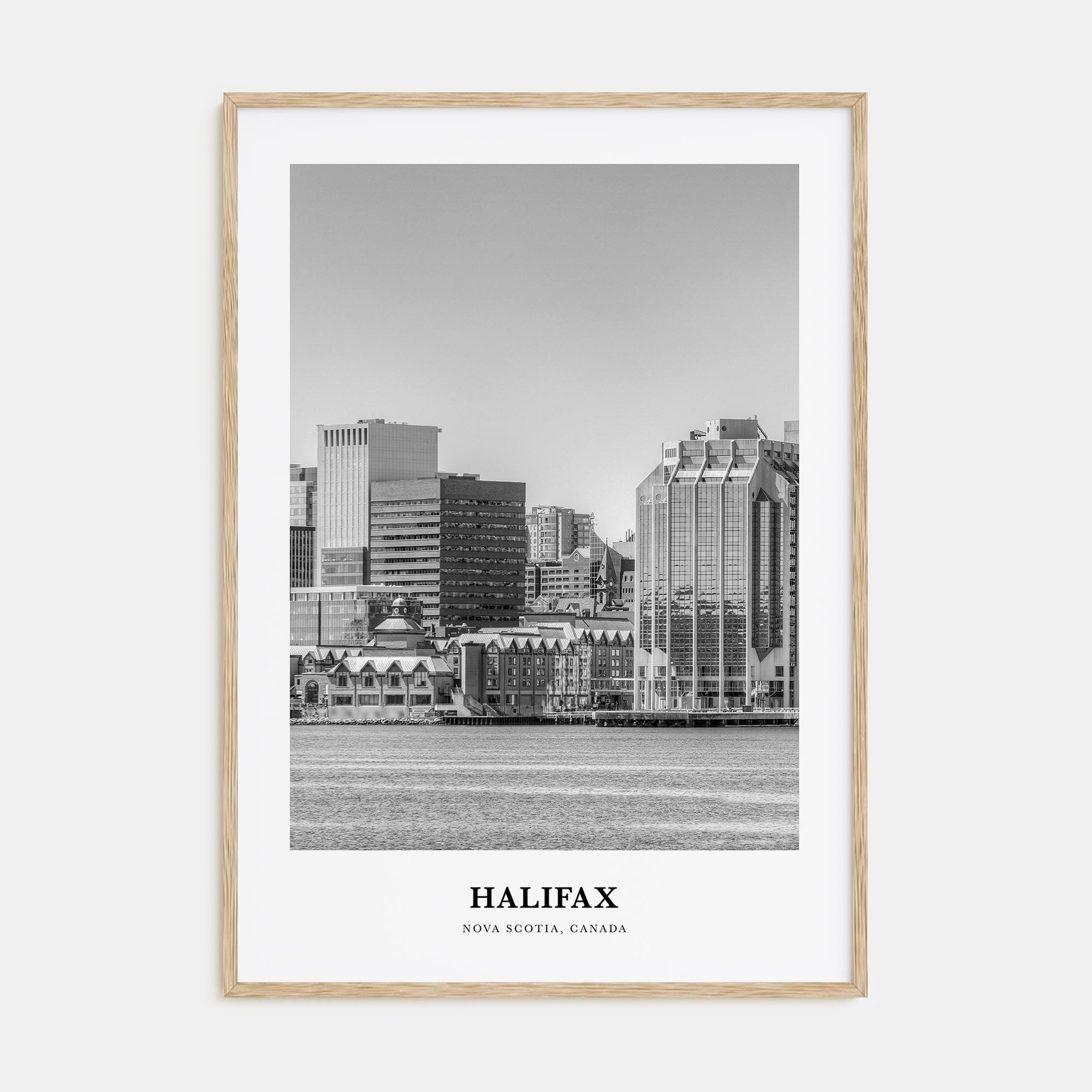 Halifax Portrait B&W Poster