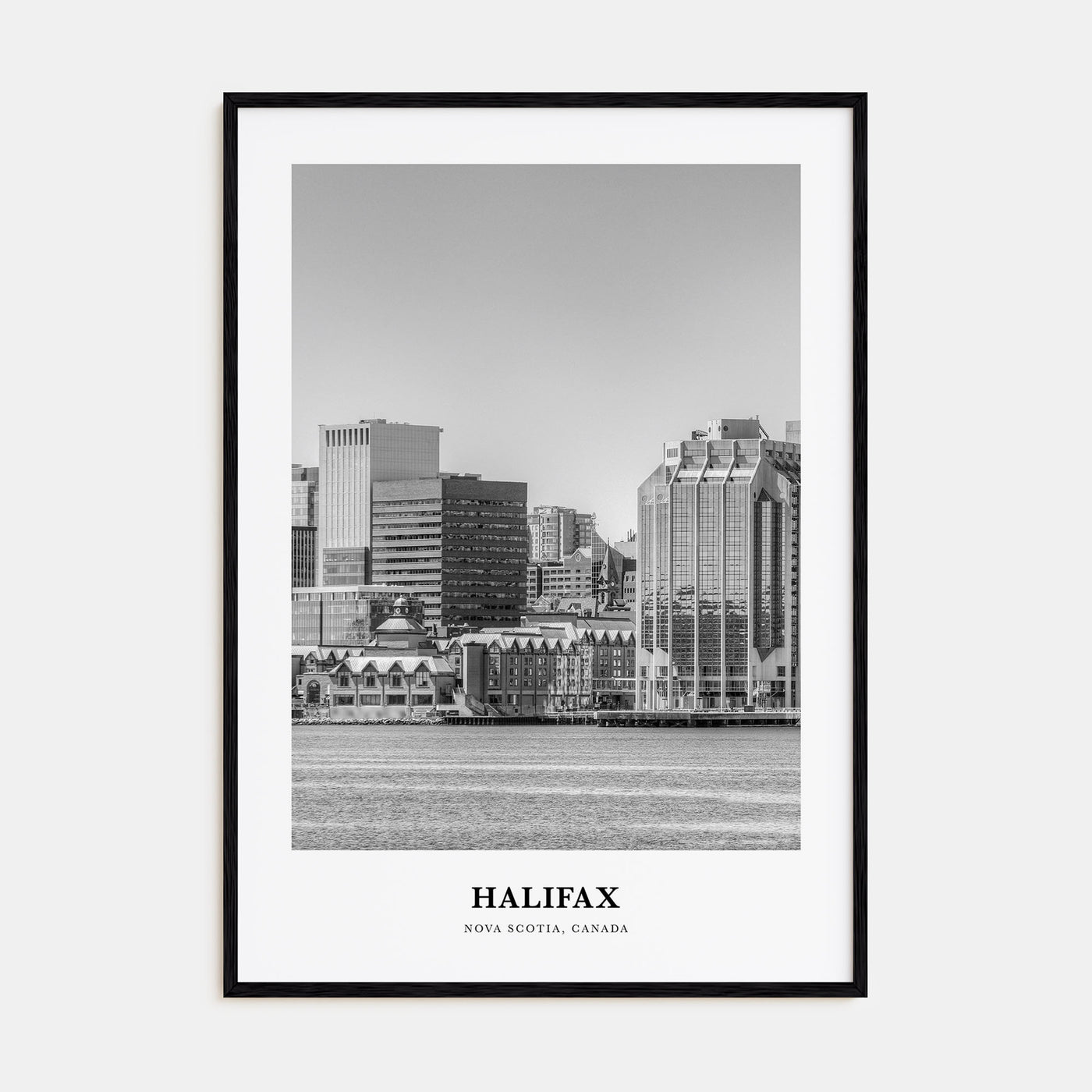 Halifax Portrait B&W Poster
