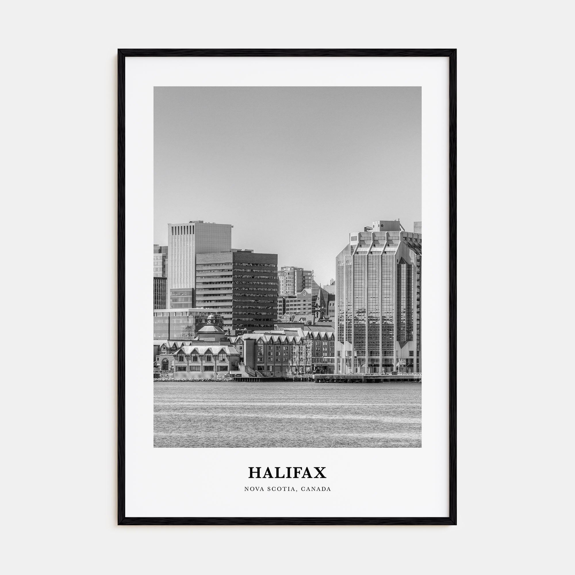 Halifax Portrait B&W Poster