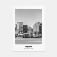 Halifax Portrait B&W Poster