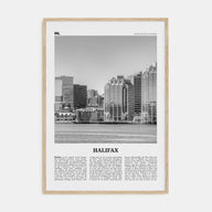 Halifax Travel B&W Poster