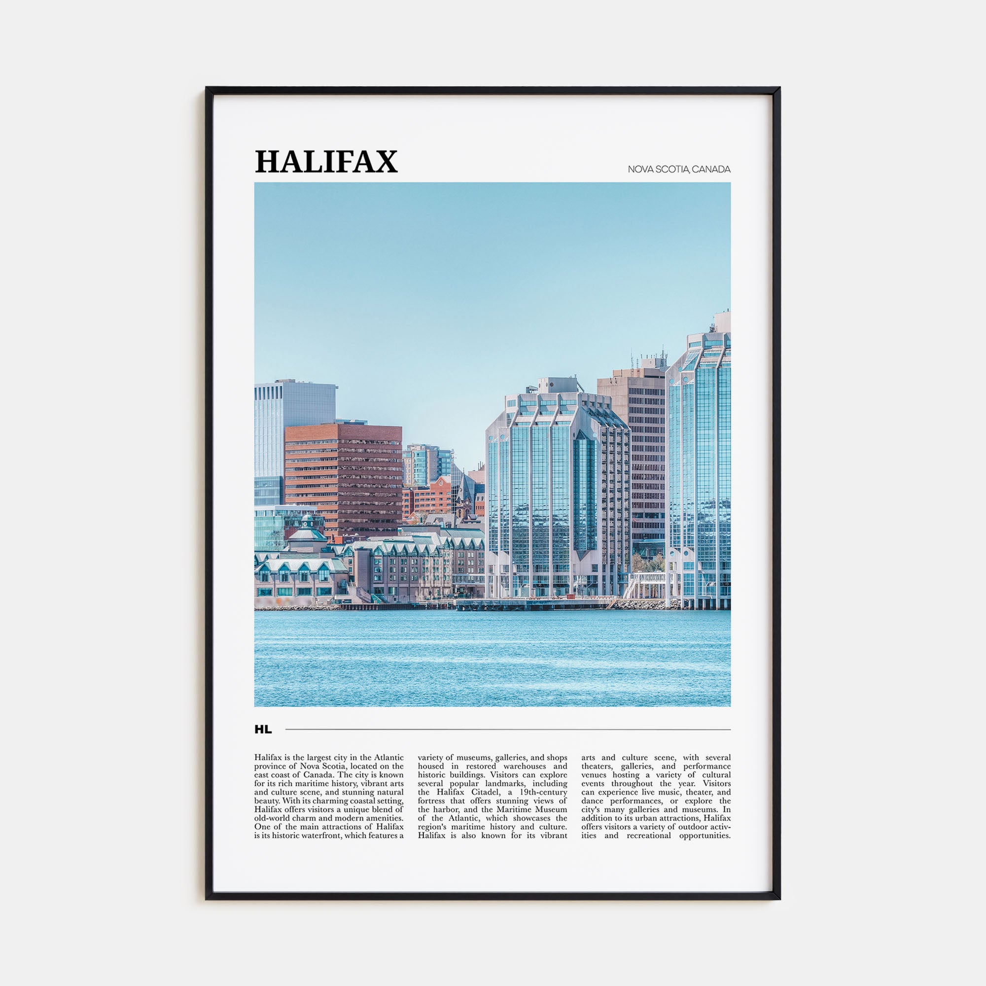 Halifax Travel Color Poster