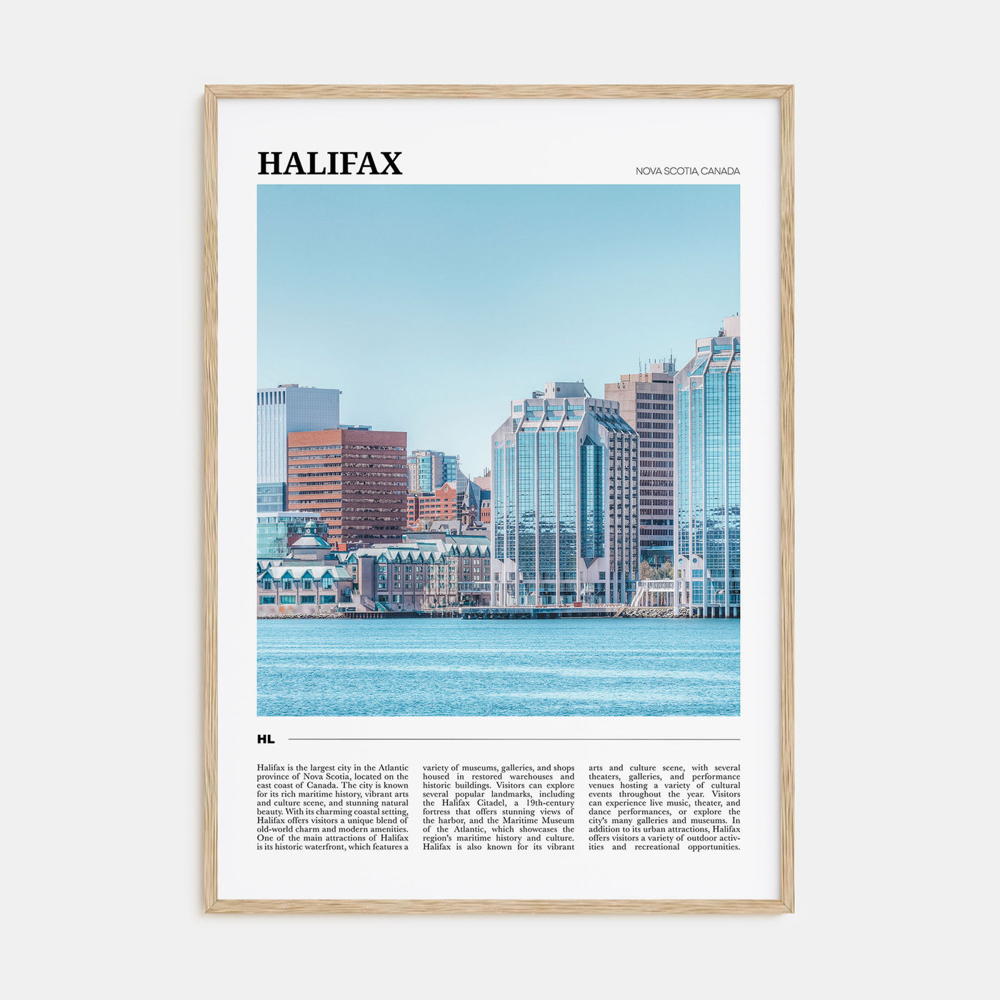 Halifax Travel Color Poster