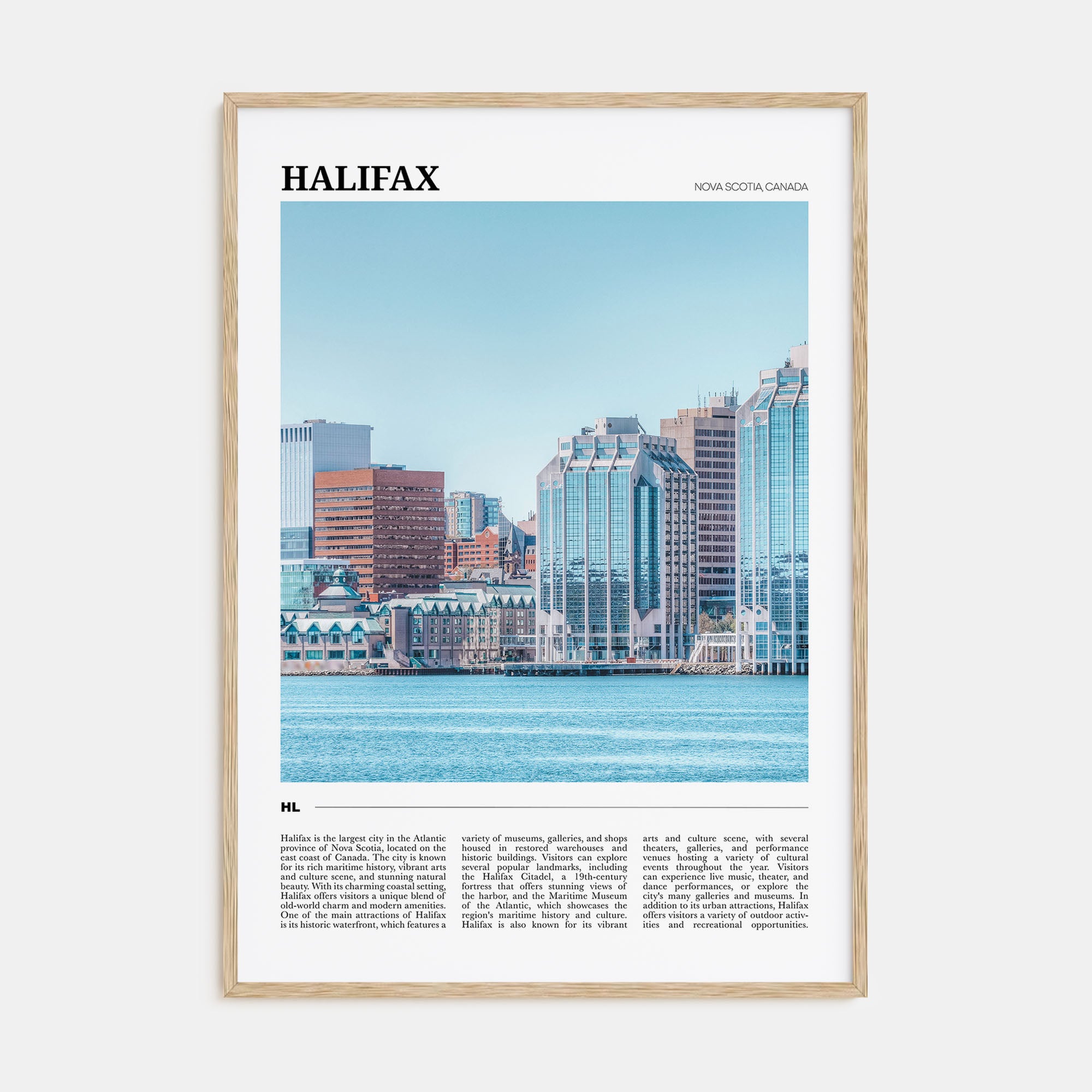 Halifax Travel Color Poster