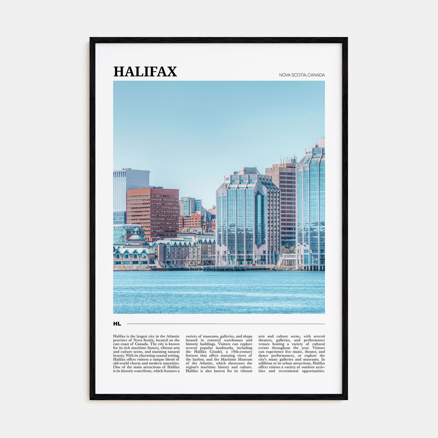 Halifax Travel Color Poster