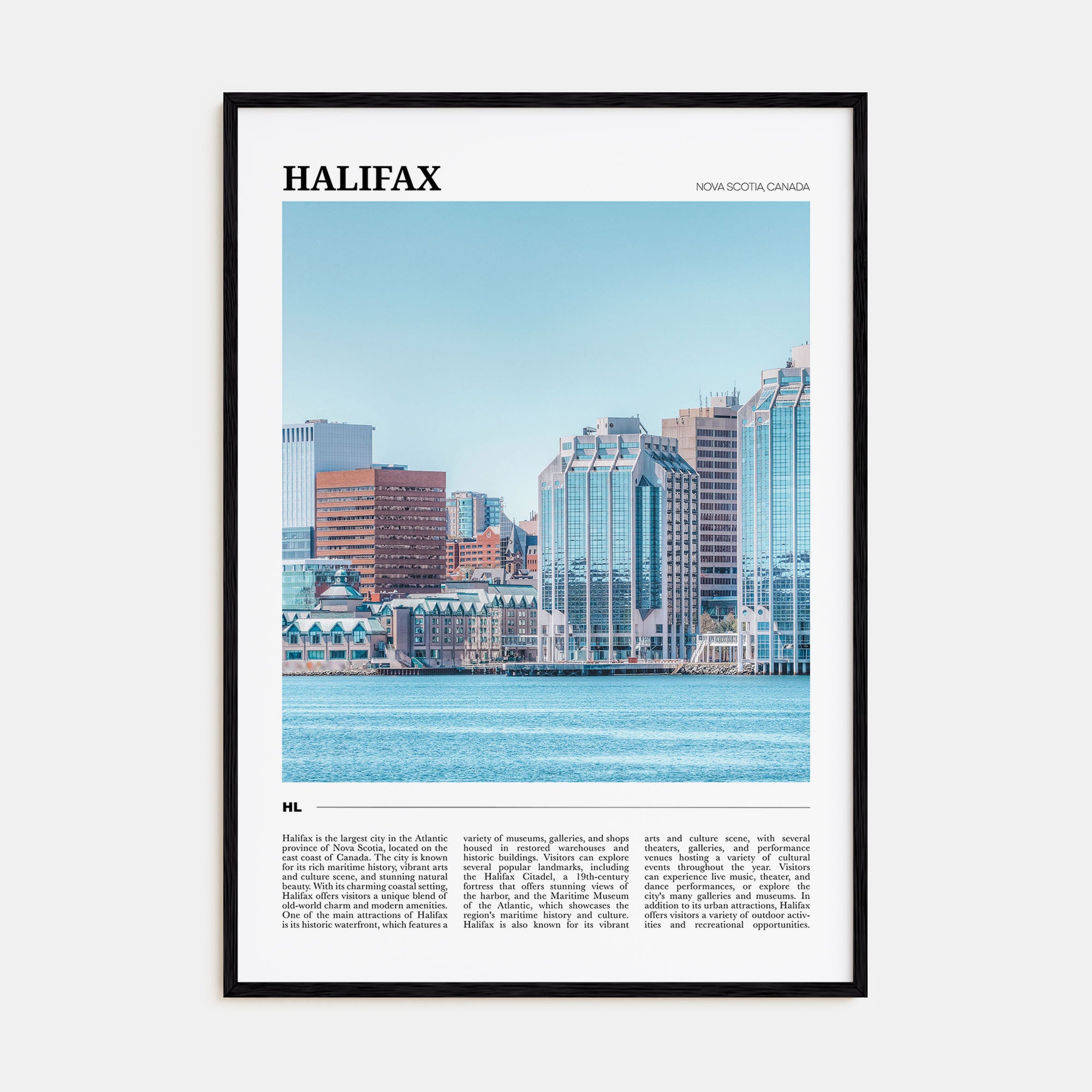 Halifax Travel Color Poster