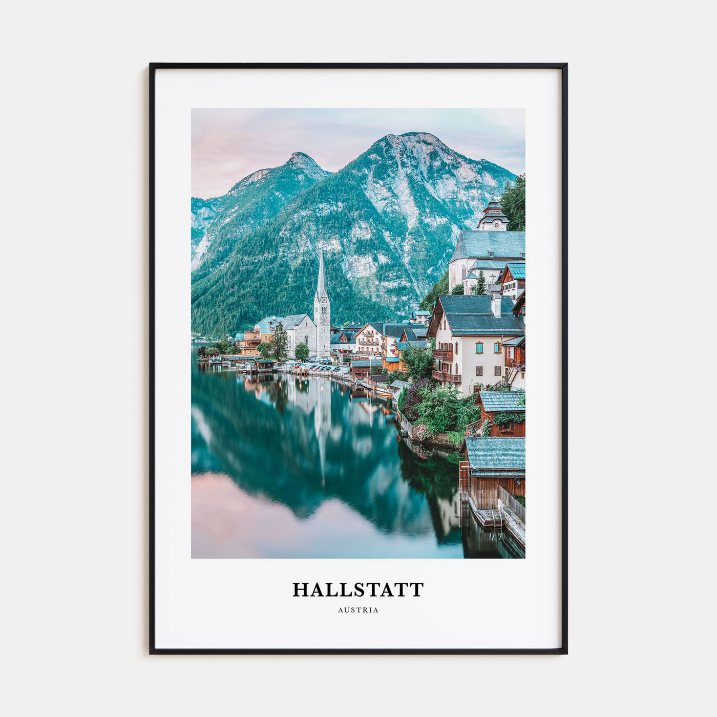 Hallstatt Portrait Color Poster