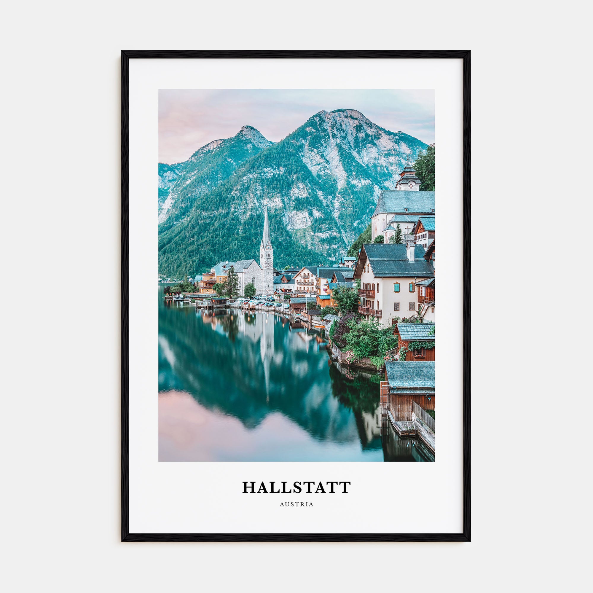 Hallstatt Portrait Color Poster