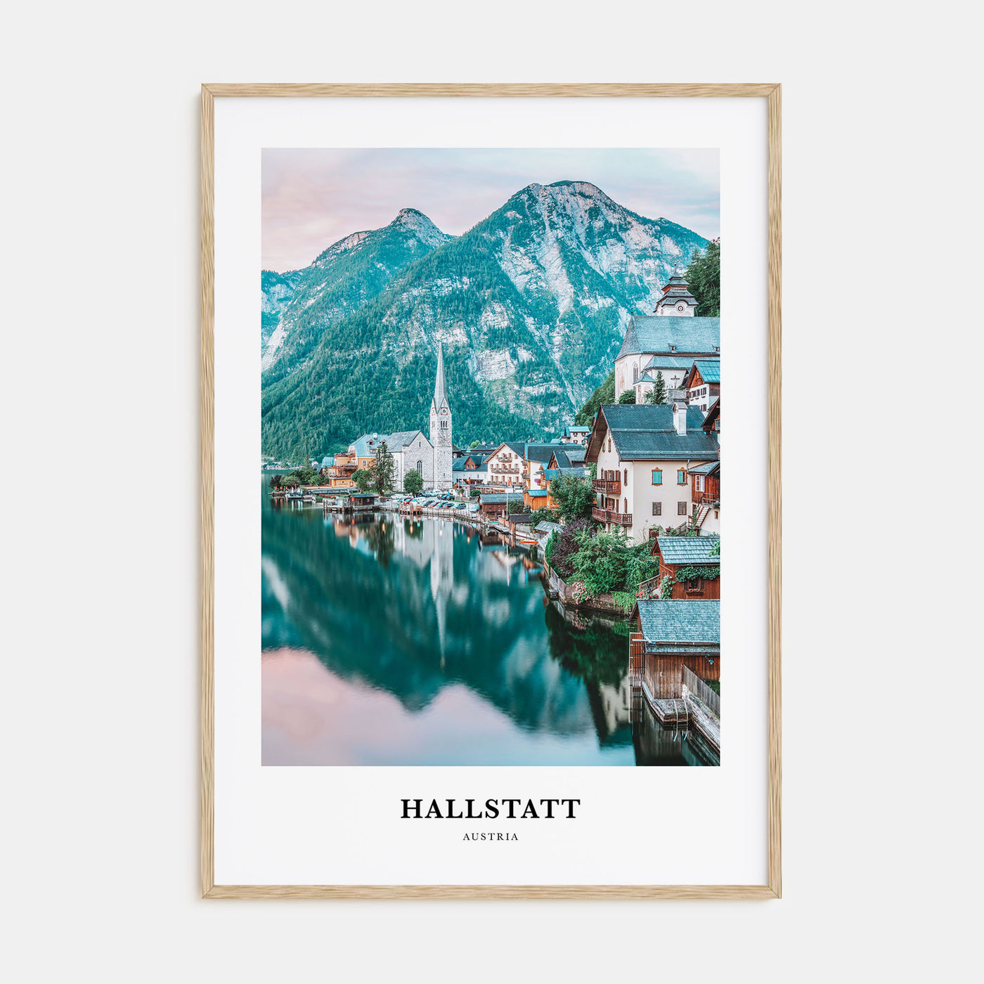Hallstatt Portrait Color Poster