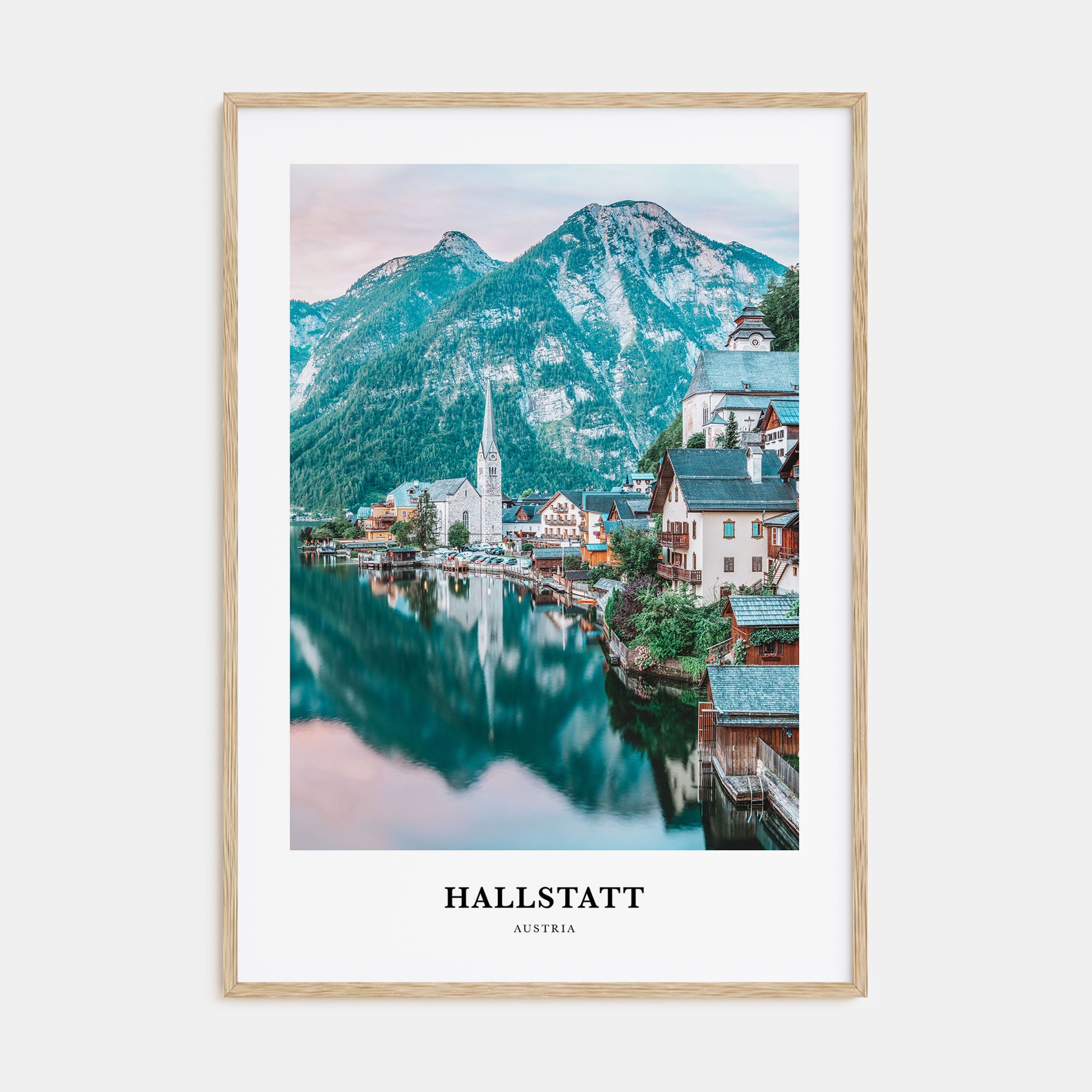 Hallstatt Portrait Color Poster