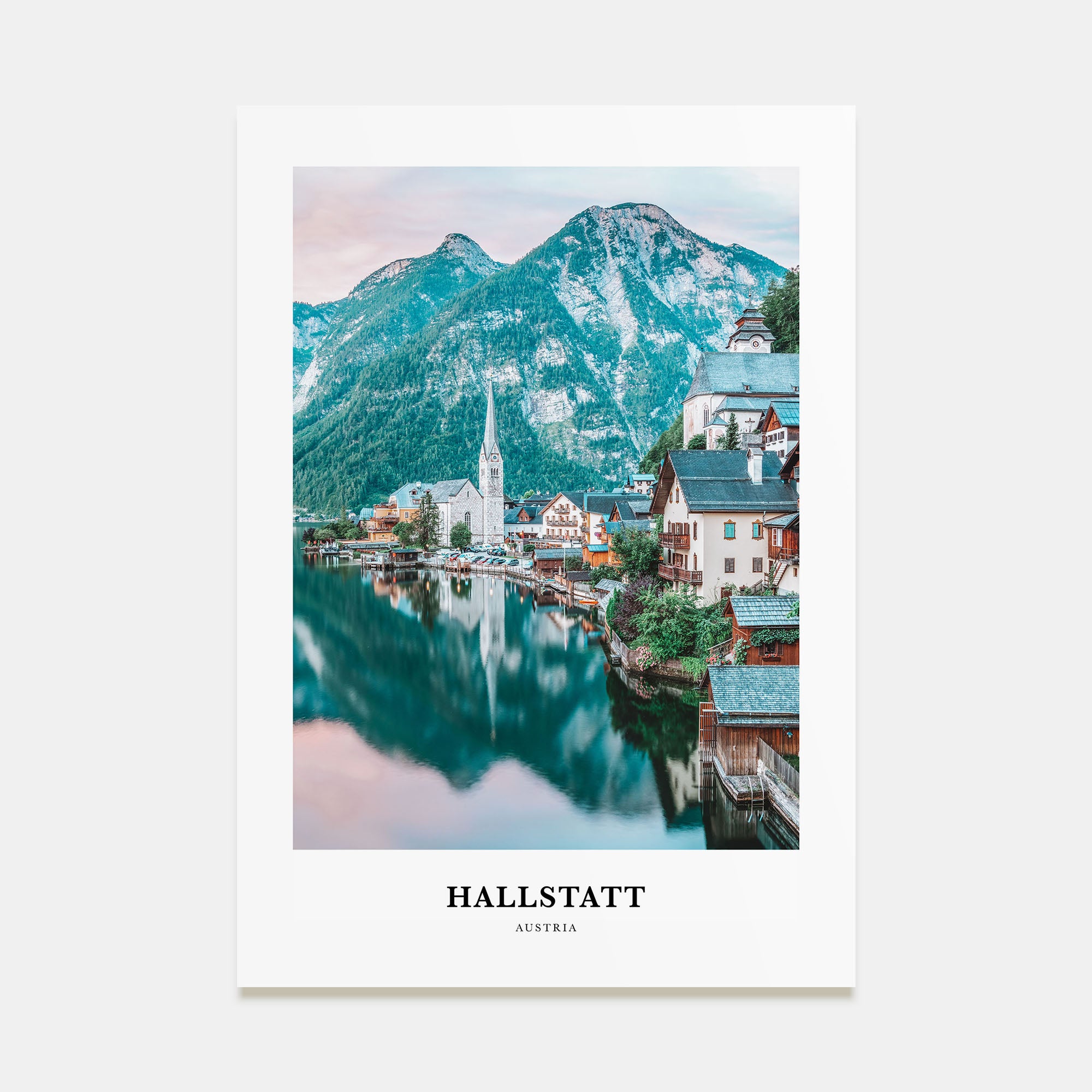 Hallstatt Portrait Color Poster