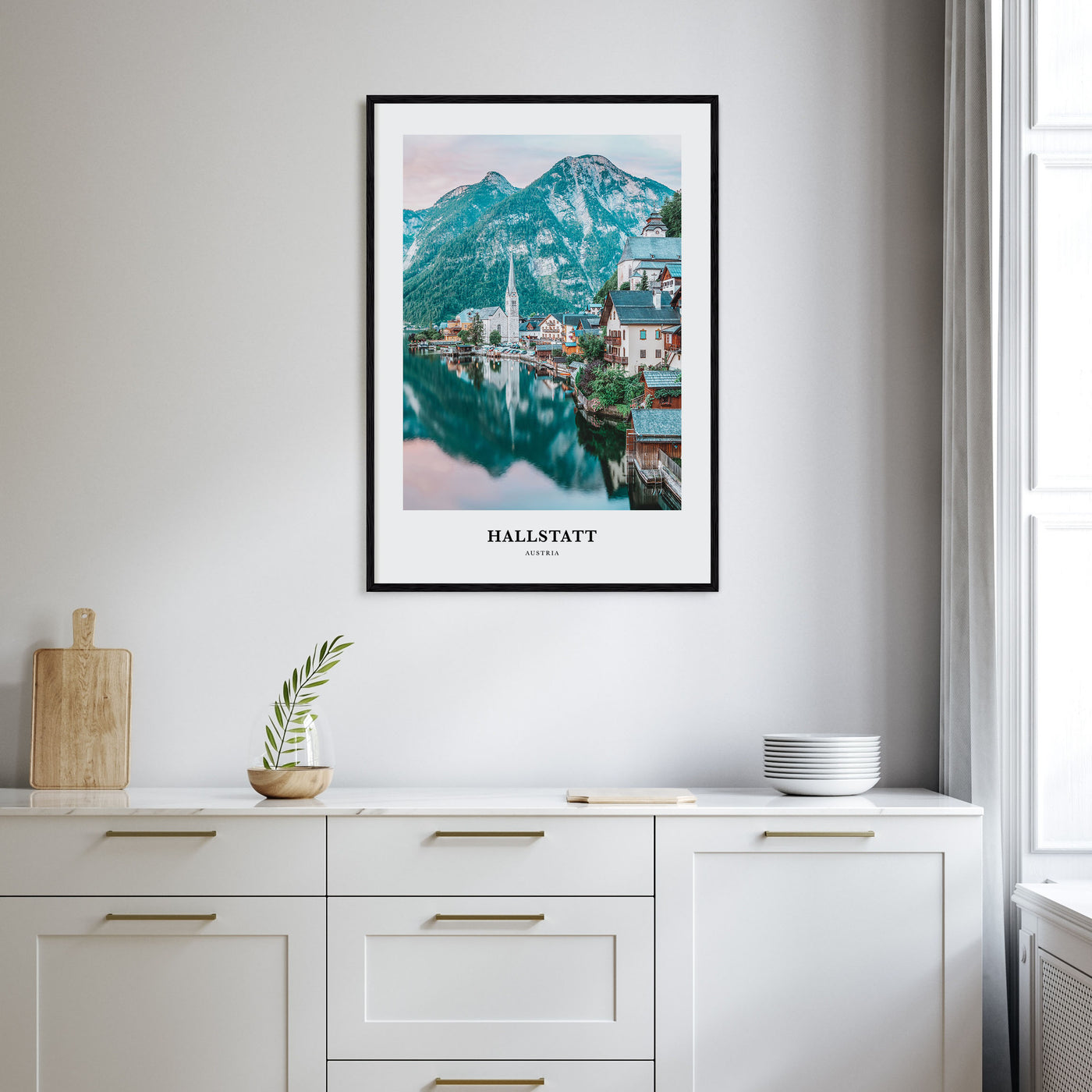Hallstatt Portrait Color Poster