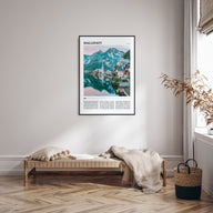 Hallstatt Travel Color Poster