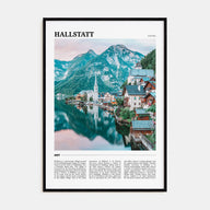 Hallstatt Travel Color Poster