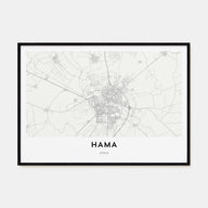 Hama Map Landscape Poster