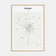 Hama Map Portrait Poster