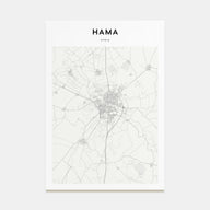 Hama Map Portrait Poster