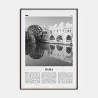 Hama Travel B&W Poster